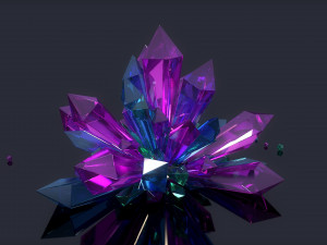 crystals Modelo 3D