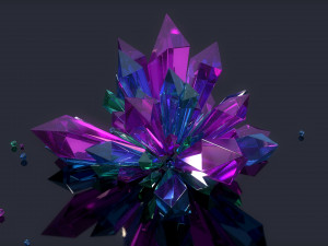 crystals Modelo 3D