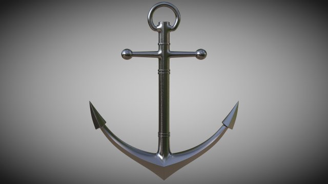 anchor 3D Model .c4d .max .obj .3ds .fbx .stl .blend 