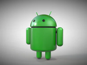 android robot - 3d logo 3D Model