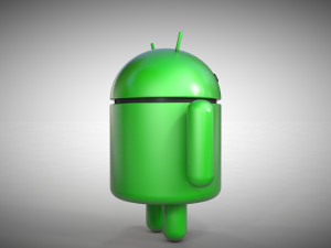 android robot - 3d logo 3D-Modell