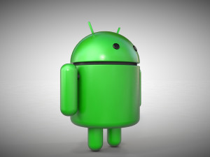 android robot - 3d logo 3D-Modell