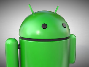 android robot - 3d logo 3D-Modell