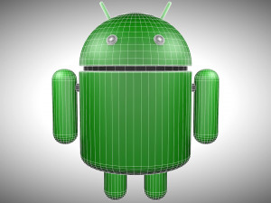 android robot - 3d logo 3D-Modell