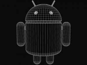 android robot - 3d logo 3D-Modell