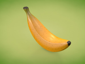 banana Model 3D