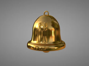 golden bell 3D Model