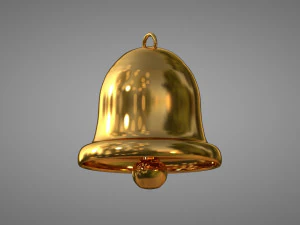 golden bell 3D Model