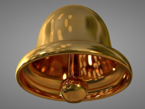 golden bell 3Dモデル