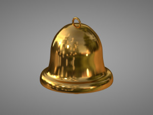 golden bell 3Dモデル