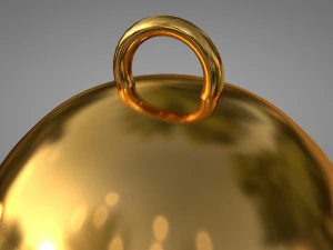 golden bell 3D Model