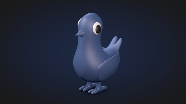 bird - toy 3D 모델 .c4d .max .obj .3ds .fbx .stl .blend 