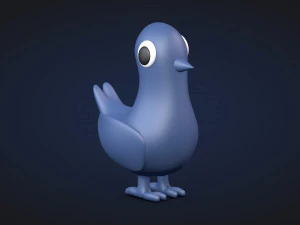 bird - toy 3D Model