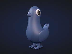 bird - toy 3D 모델
