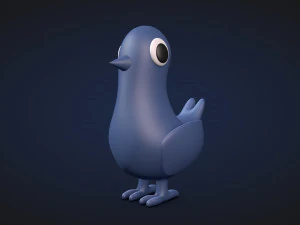 bird - toy 3D Model