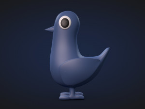 bird - toy 3D 모델