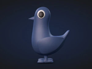 bird - toy 3D Model
