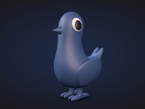 bird - toy 3D 모델