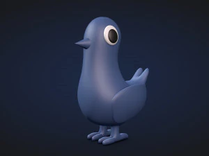 bird - toy 3D Model