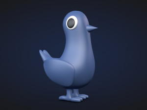 bird - toy 3D 모델