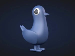 bird - toy 3D Model