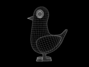 bird - toy 3D 모델