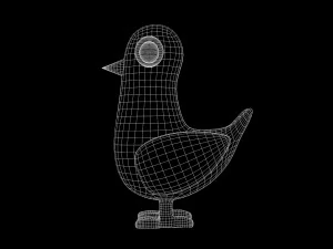 bird - toy 3D Model
