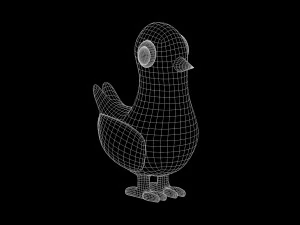 bird - toy 3D Model