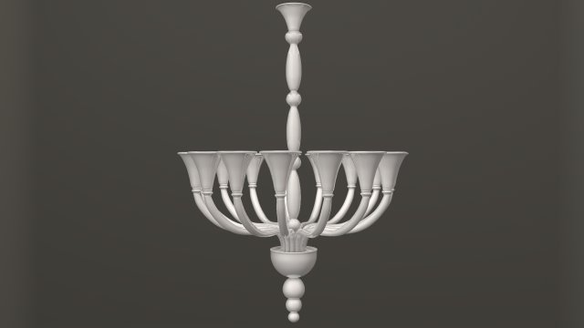 chandelier 3D Model .c4d .max .obj .3ds .fbx .stl .blend 