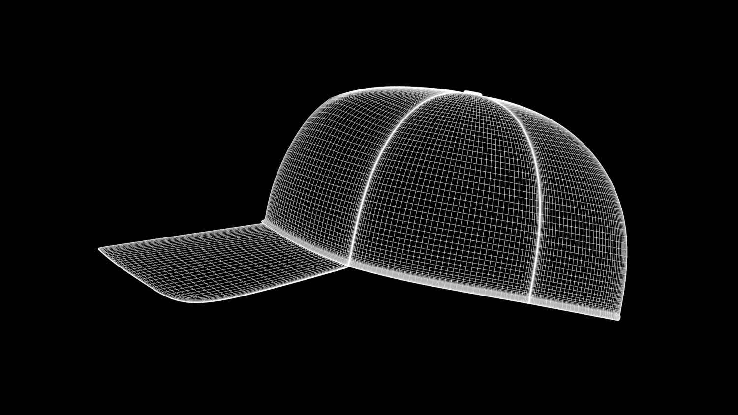 Cap 3d model. White cap 3d model. Caper 3d.