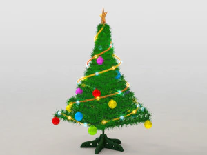 pohon Natal Model 3D