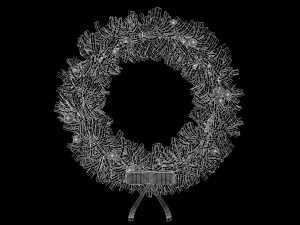 christmas wreath Modelo 3D