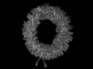 christmas wreath Modelo 3D