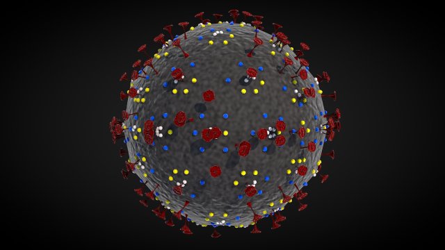 corona virus - concept model Modelo 3D .c4d .max .obj .3ds .fbx .stl .blend 