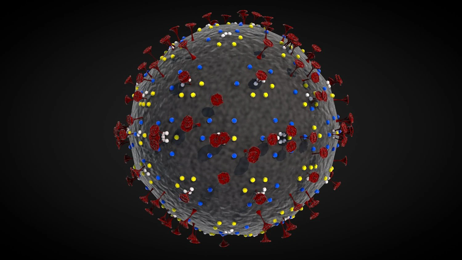 corona virus - concept model 3D Model .c4d .max .obj .3ds .fbx .stl .blend 