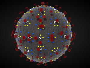 corona virus - concept model 3D Model