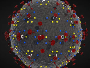 corona virus - concept model 3D Model