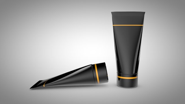skincare lotion - tube Modello 3D .c4d .max .obj .3ds .fbx .stl .blend 