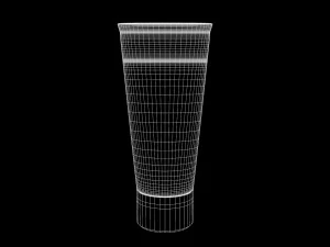 skincare lotion - tube 3D Model