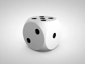 dice - two variants 3D Model