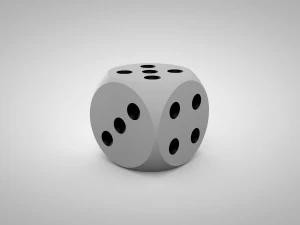 dice - two variants 3D Model
