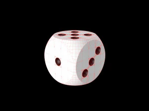 dice - two variants 3D Model