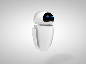 eve robot - wall e 3D मॉडल
