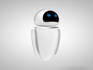 eve robot - wall e 3D मॉडल