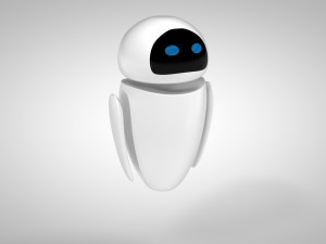 eve robot - wall e 3D मॉडल
