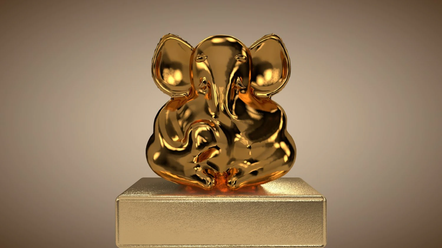 가네쉬 아이돌 3D 모델 .c4d .max .obj .3ds .fbx .stl .blend 