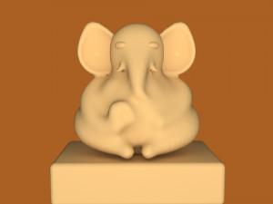 ganesh idol 3D मॉडल
