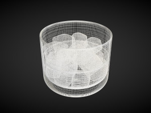 glass of whiskey Model 3D