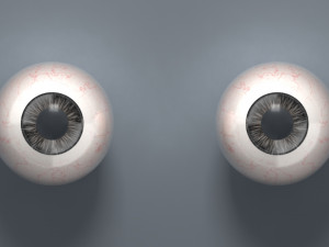 eyeball - black Modelo 3D
