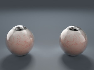 eyeball - black Modelo 3D